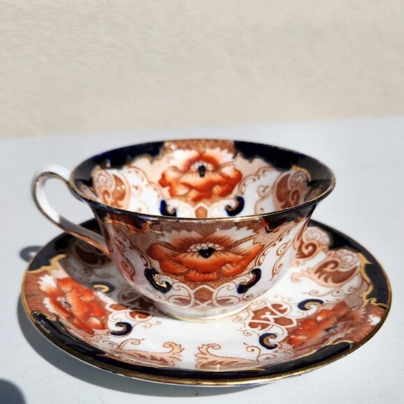 Alfred B Pearce & Co Antique English Bone China Tea Cup Saucer Set Vintage Plate - Picture 16 of 16